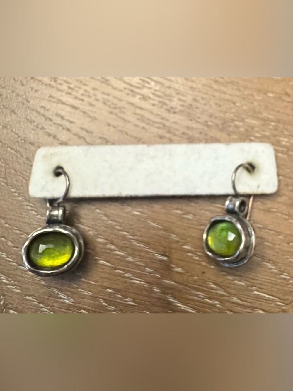 Silpada Sterling & Peridot Drop Earrings